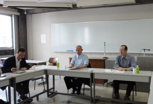 荘司先生(左)、堀江理事(右)