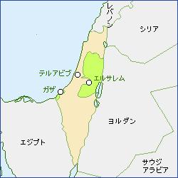 パレスチナ地図